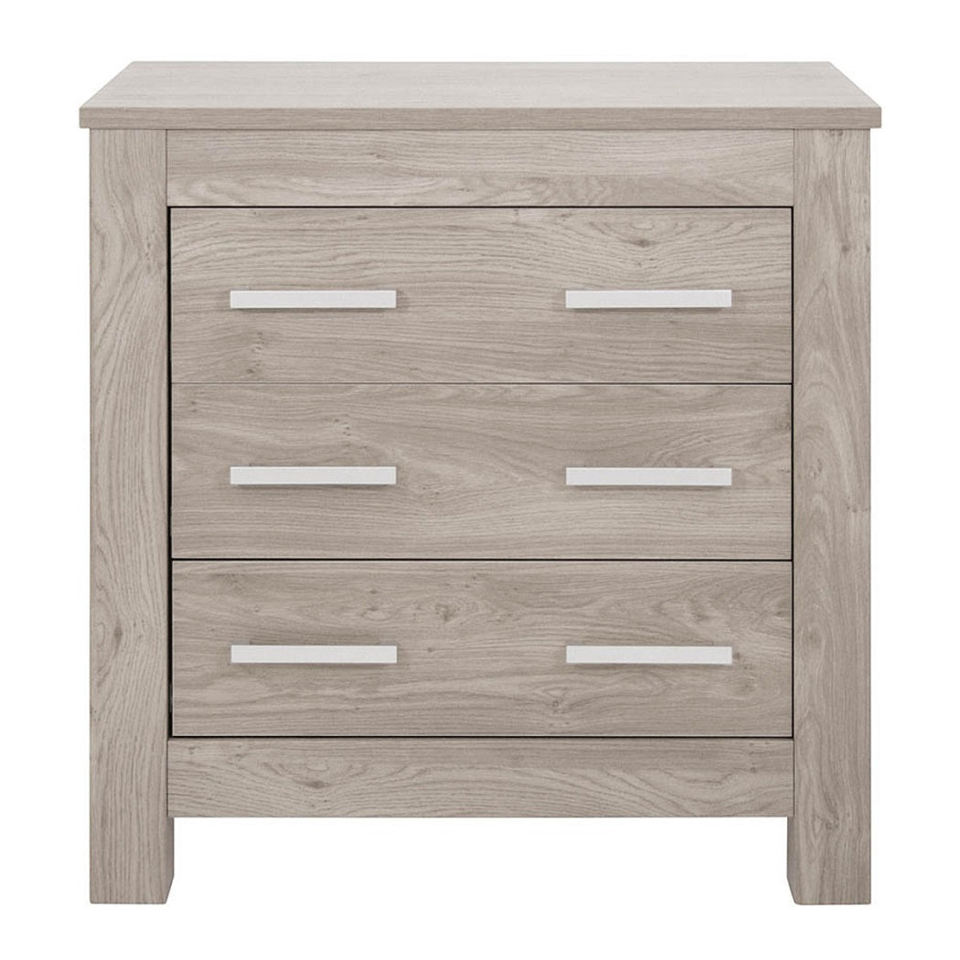 Babystyle Bordeaux Nursery Furniture Set - Ash - 3 Piece (Free Mattress)