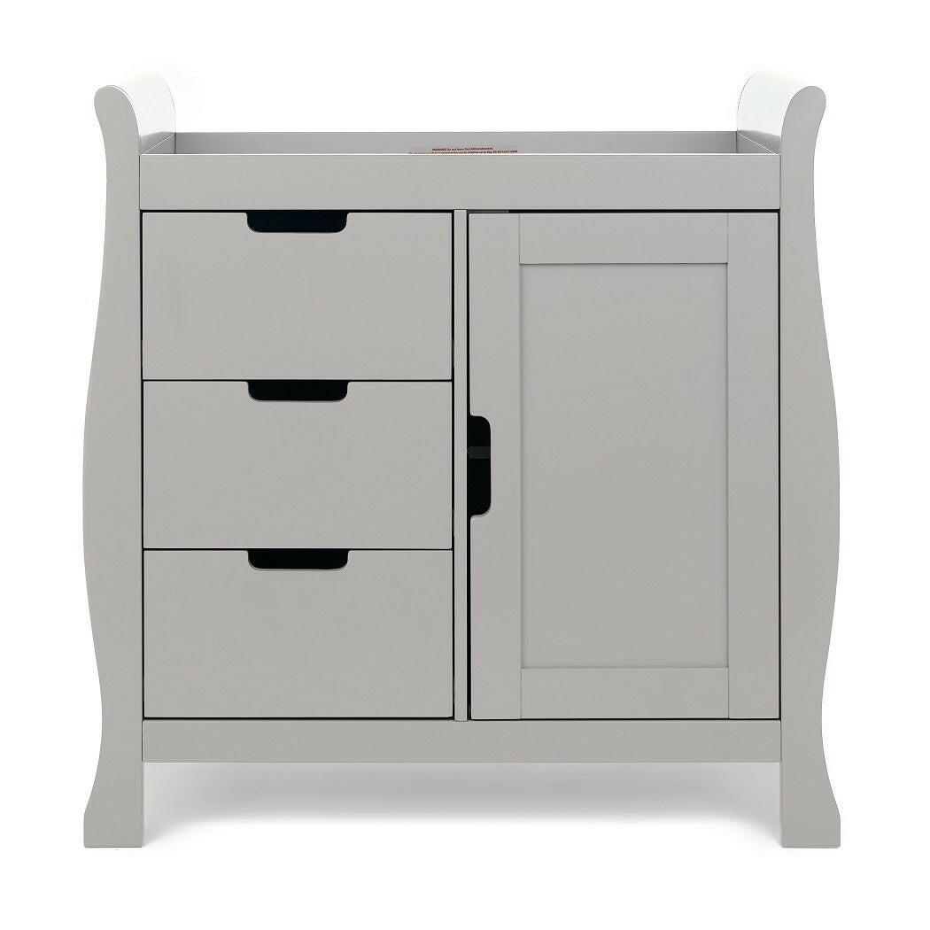 Obaby Stamford Mini Sleigh 3 Piece Room Set (Warm Grey)