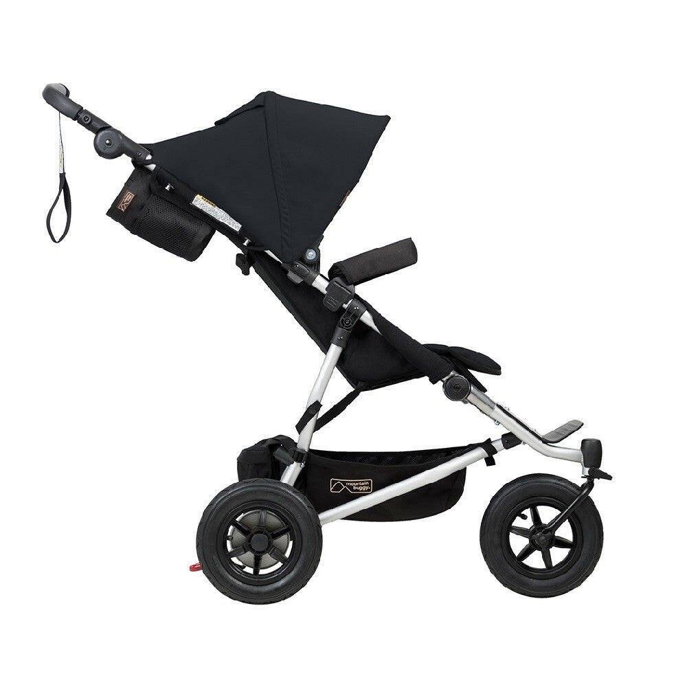 Mountain Buggy Duet V3 Double Pushchair (Black) - All-Terrain