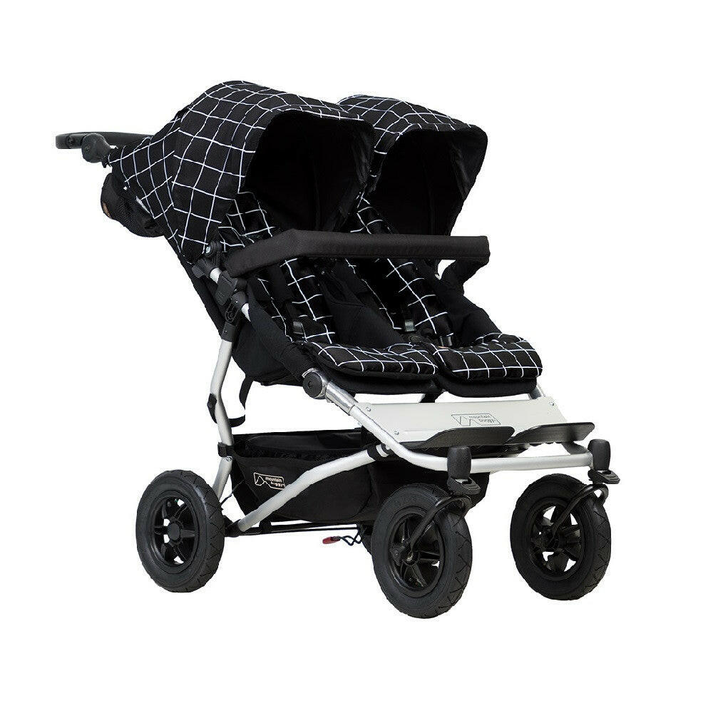 Mountain Buggy Duet V3 Double Pushchair - Grid - All-Terrain