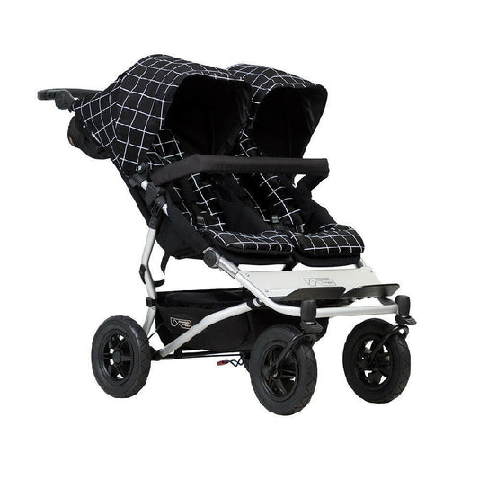 Mountain Buggy Duet V3 Double Pushchair - Grid - All-Terrain