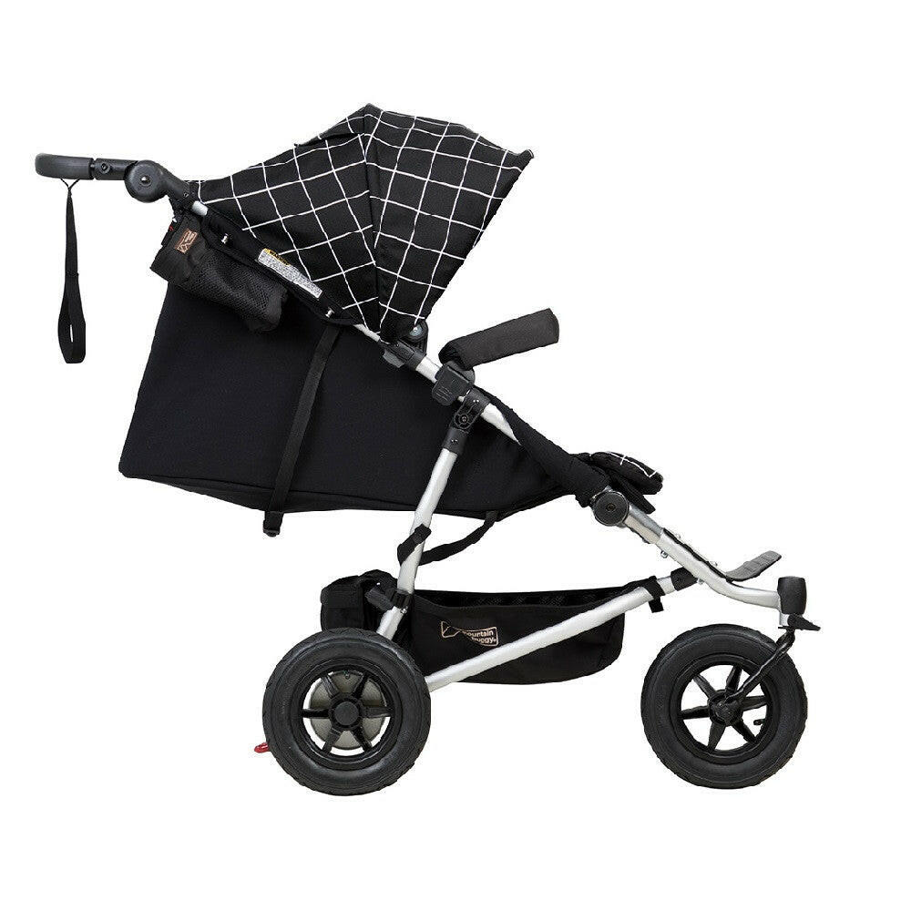Mountain Buggy Duet V3 Double Pushchair - Grid - All-Terrain