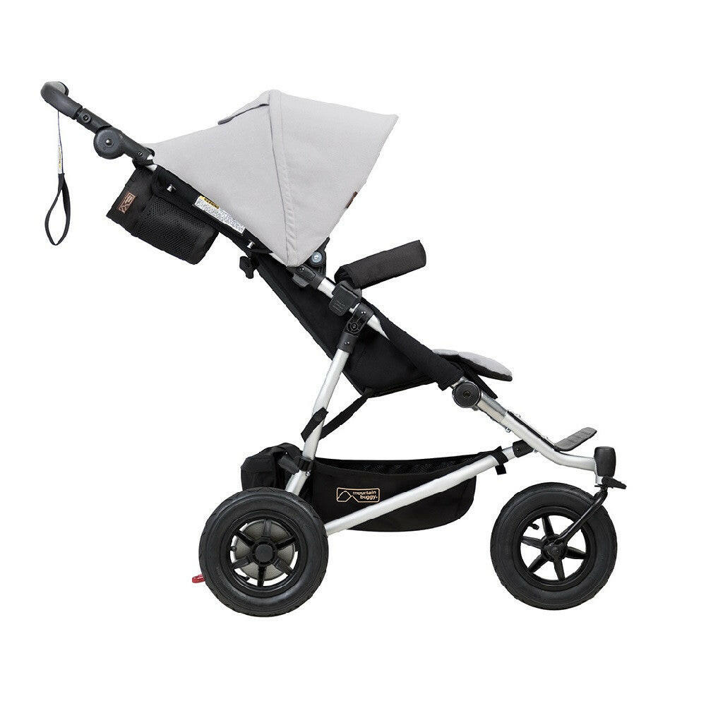 Mountain Buggy Duet V3 Double Pushchair (Silver) - All-Terrain