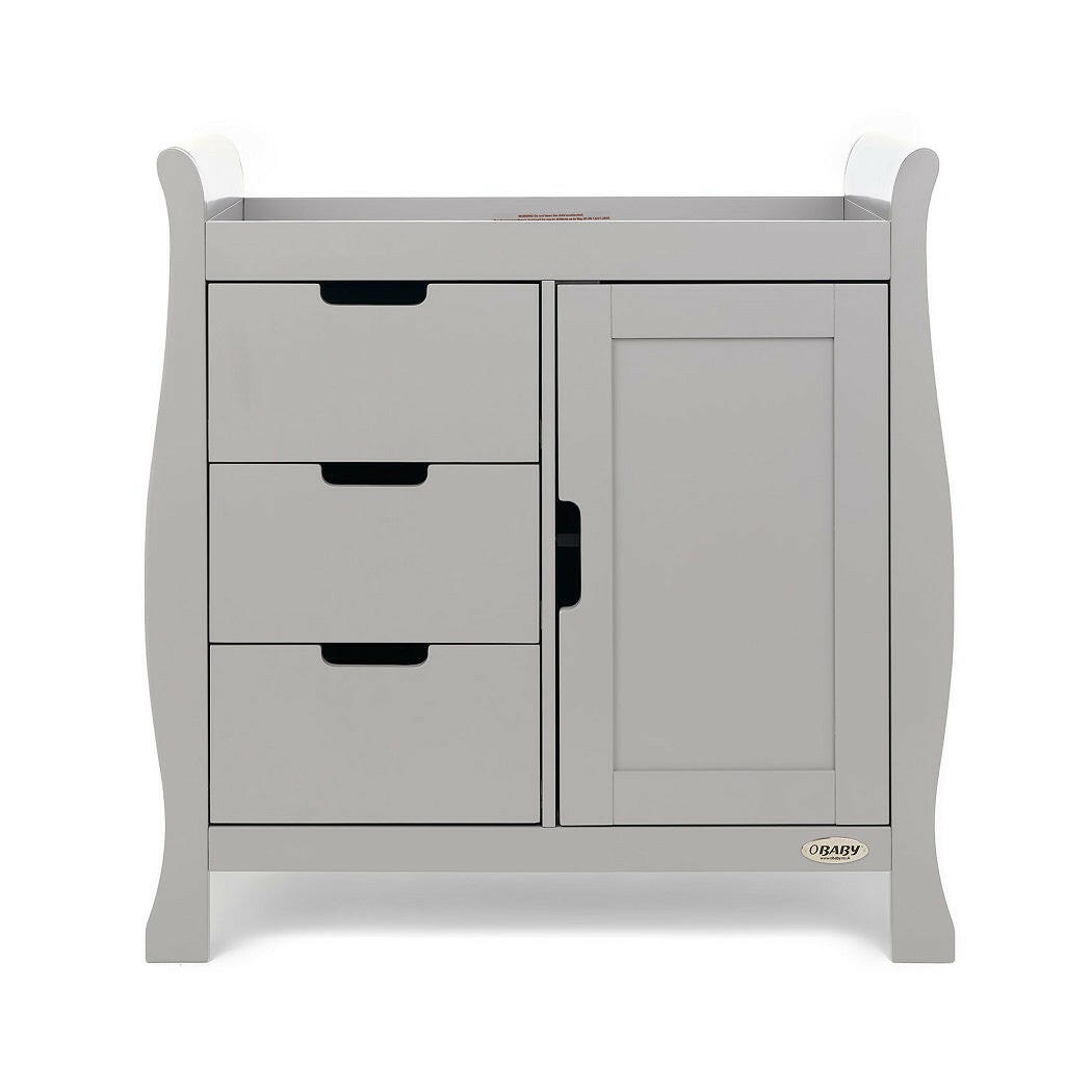 Obaby Stamford Classic Sleigh 2 Piece Room Set (Warm Grey)