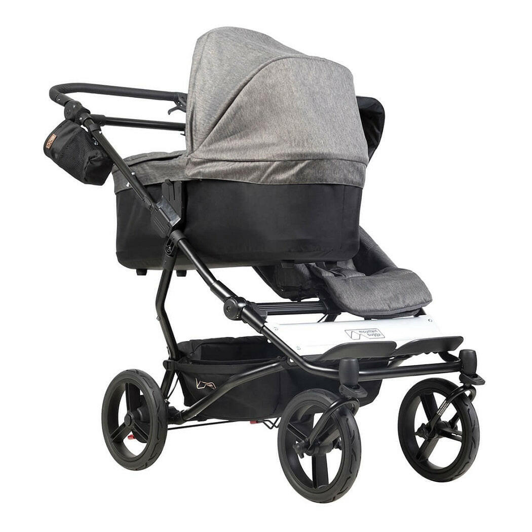Mountain Buggy Duet V3 Double Pushchair - Luxury Collection Bundle - Herringbone