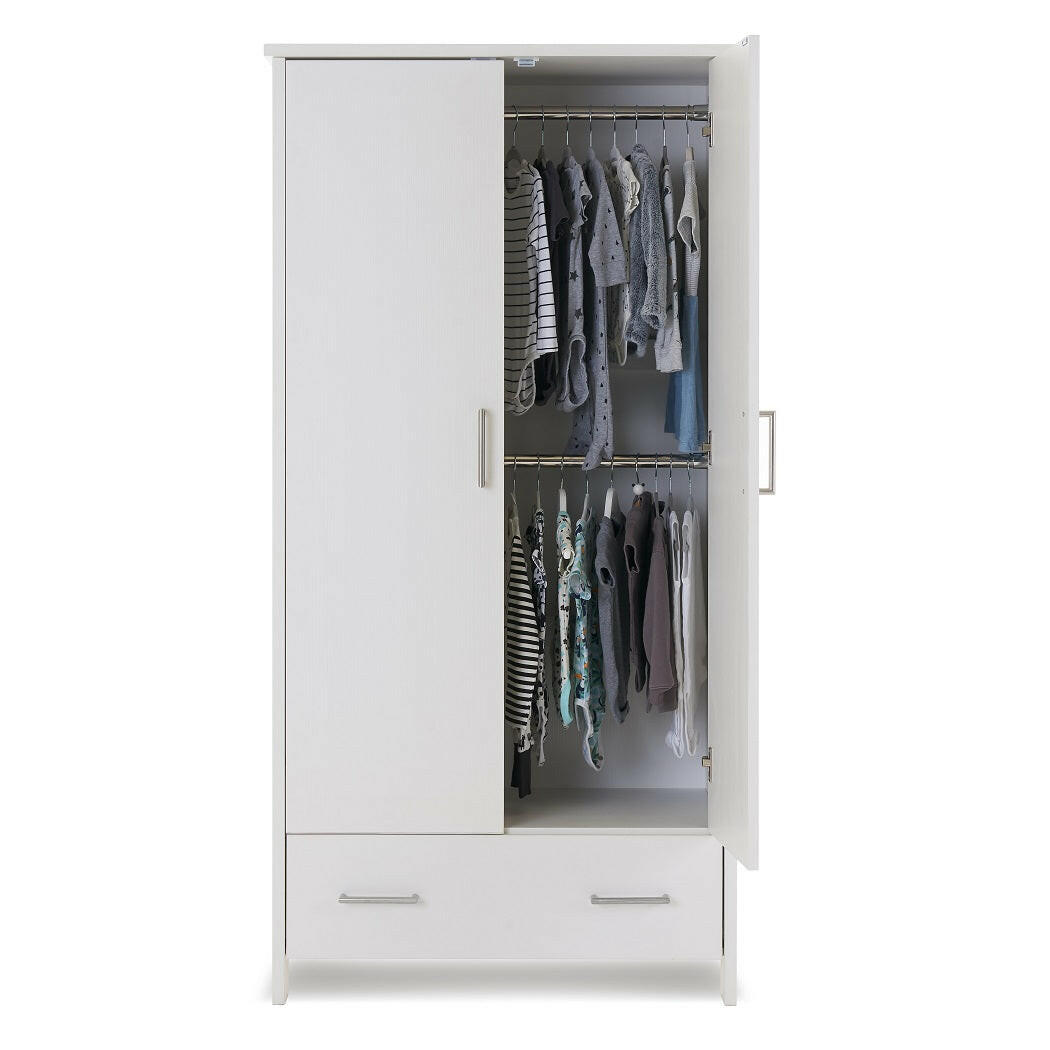 Obaby Nika 3 Piece Room Set (White Wash)