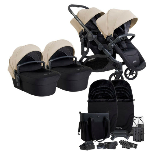 iCandy Orange 4 Twin Bundle - Latte