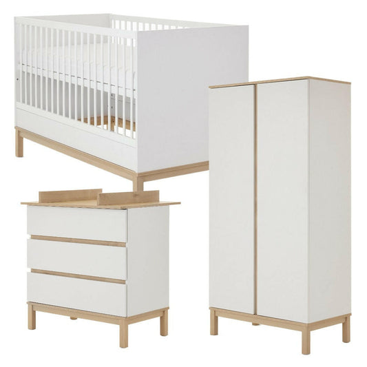 Obaby Astrid 3 Piece Room Set - White