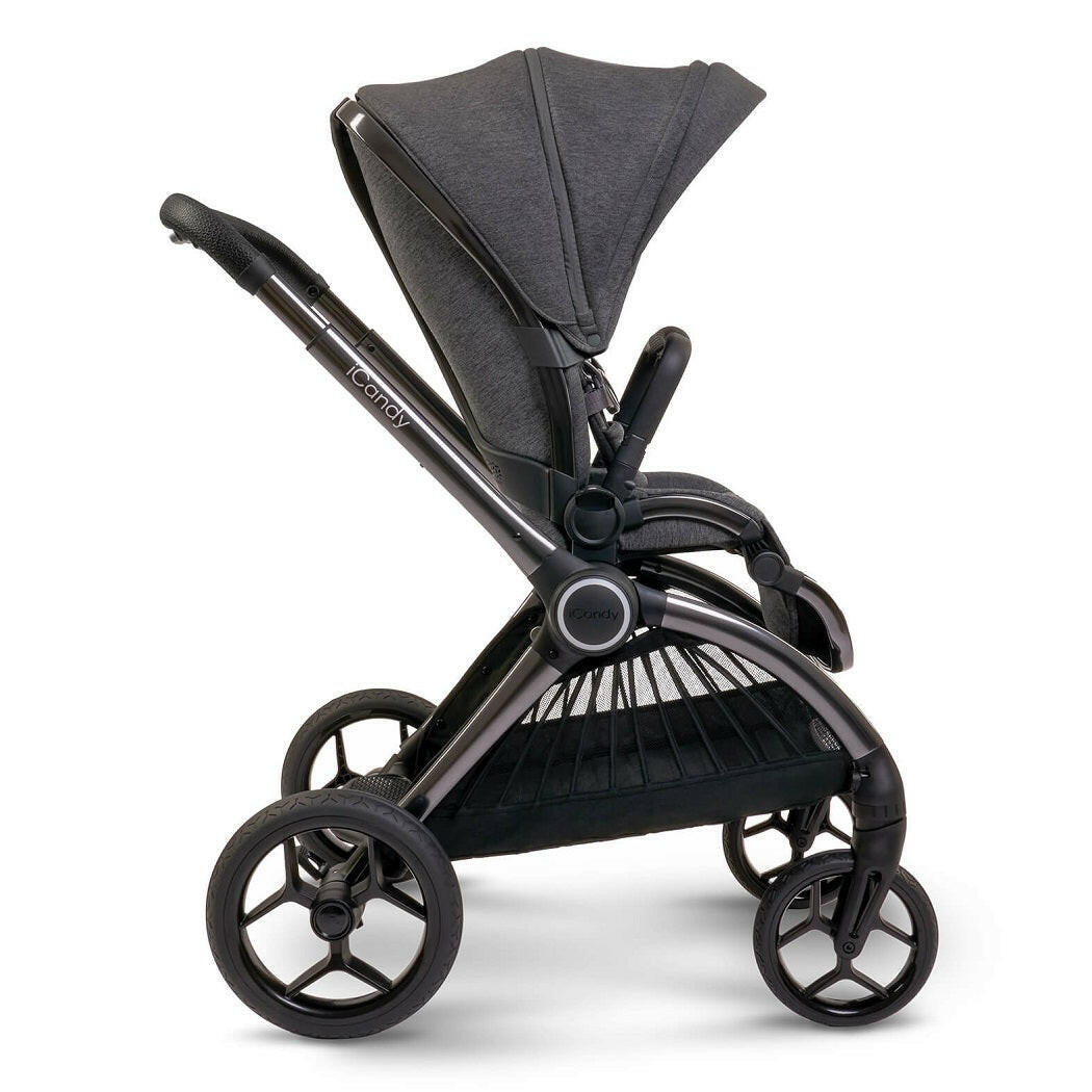 iCandy Core Pushchair and Carrycot Complete Bundle - Dark Grey