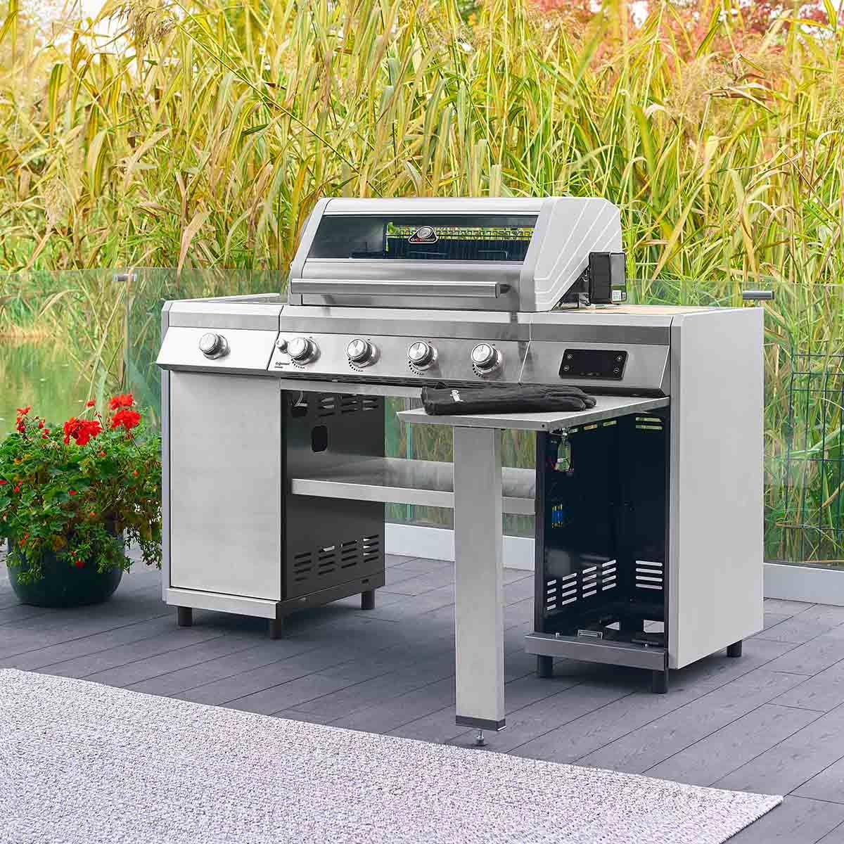 Grillstream Island 4 Burner Hybrid Gas & Charcoal BBQ 2025 Model