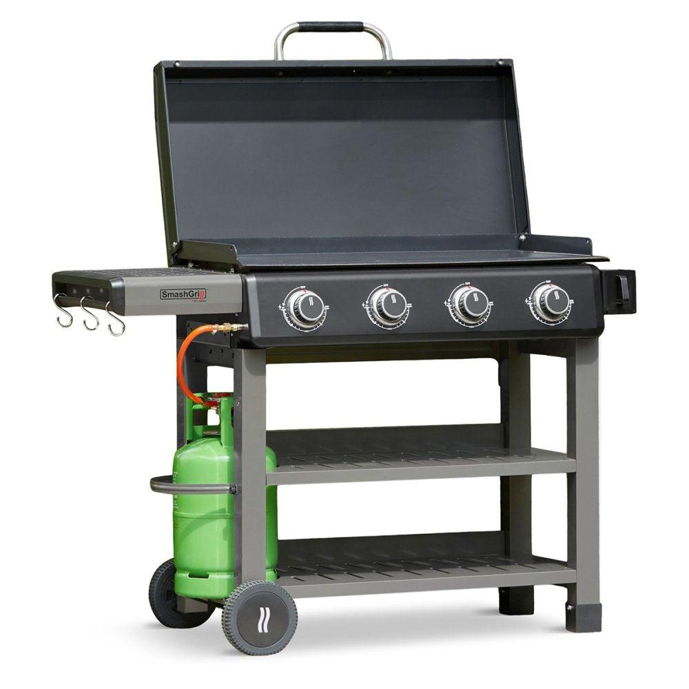 Grillstream SmashGrill 4 Burner Plancha BBQ with Hood