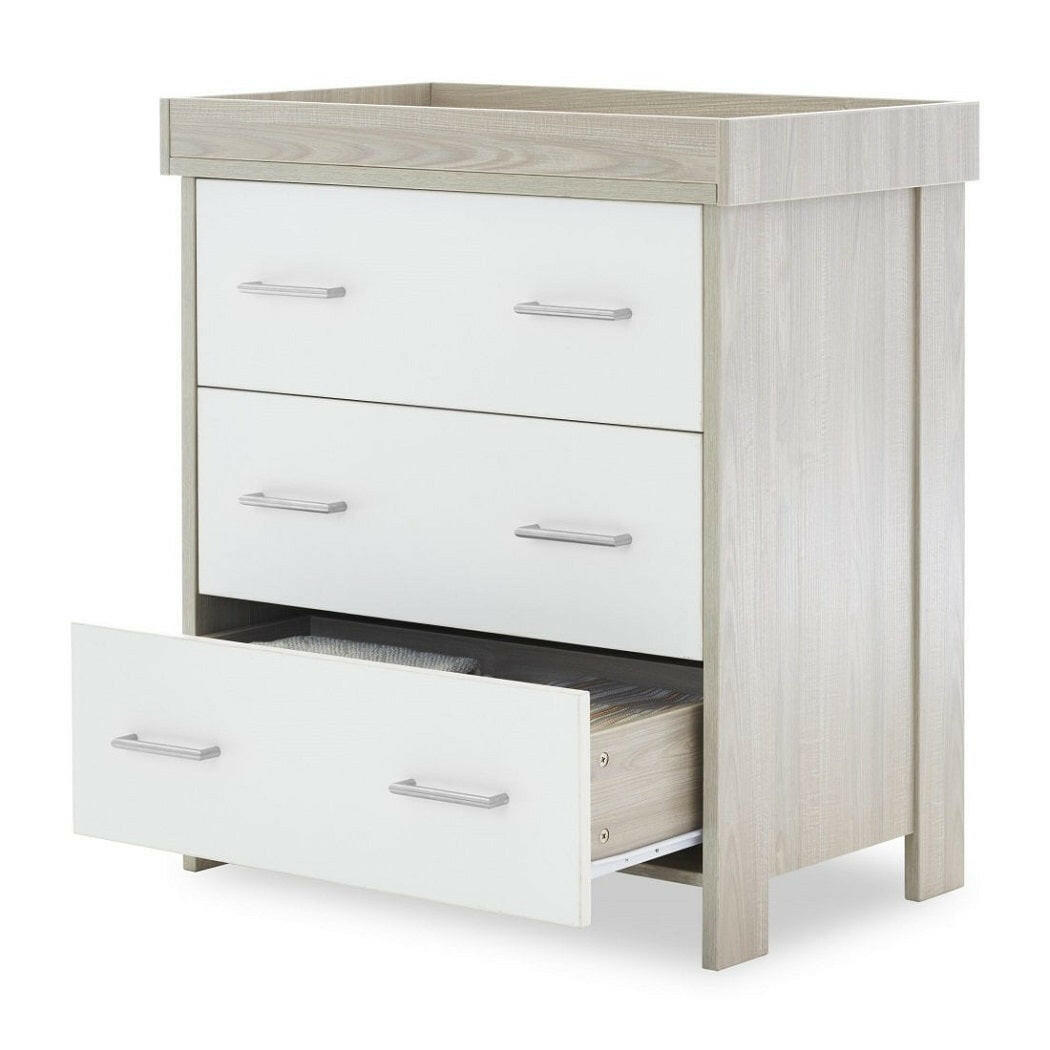 Obaby Nika 3 Piece Room Set (Grey Wash & White)
