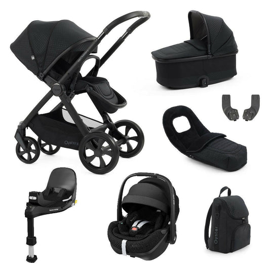 Oyster4 LUXURY Bundle - 7 Piece - Raven - with Maxi-Cosi Pebble 360 Pro²