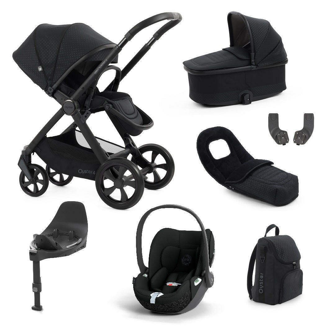 Oyster4 ULTIMATE Bundle - 12 Piece - Raven - with Cybex Cloud T