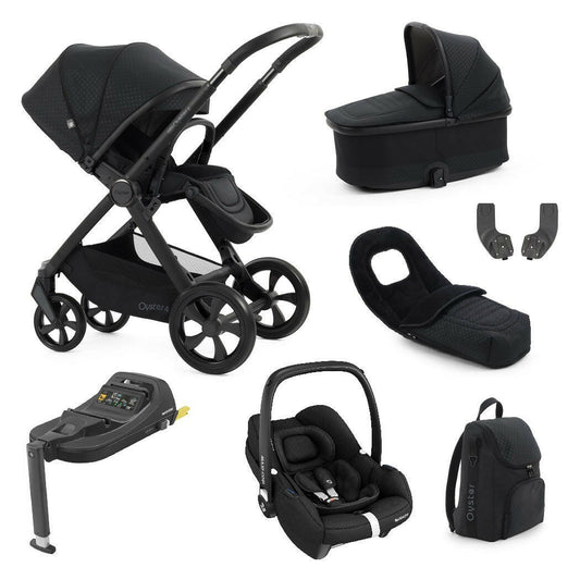 Oyster4 LUXURY Bundle - 7 Piece - Raven - with Maxi-Cosi CabrioFix