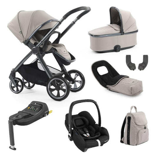 Oyster4 LUXURY Bundle - 7 Piece - Stone - with Maxi-Cosi CabrioFix