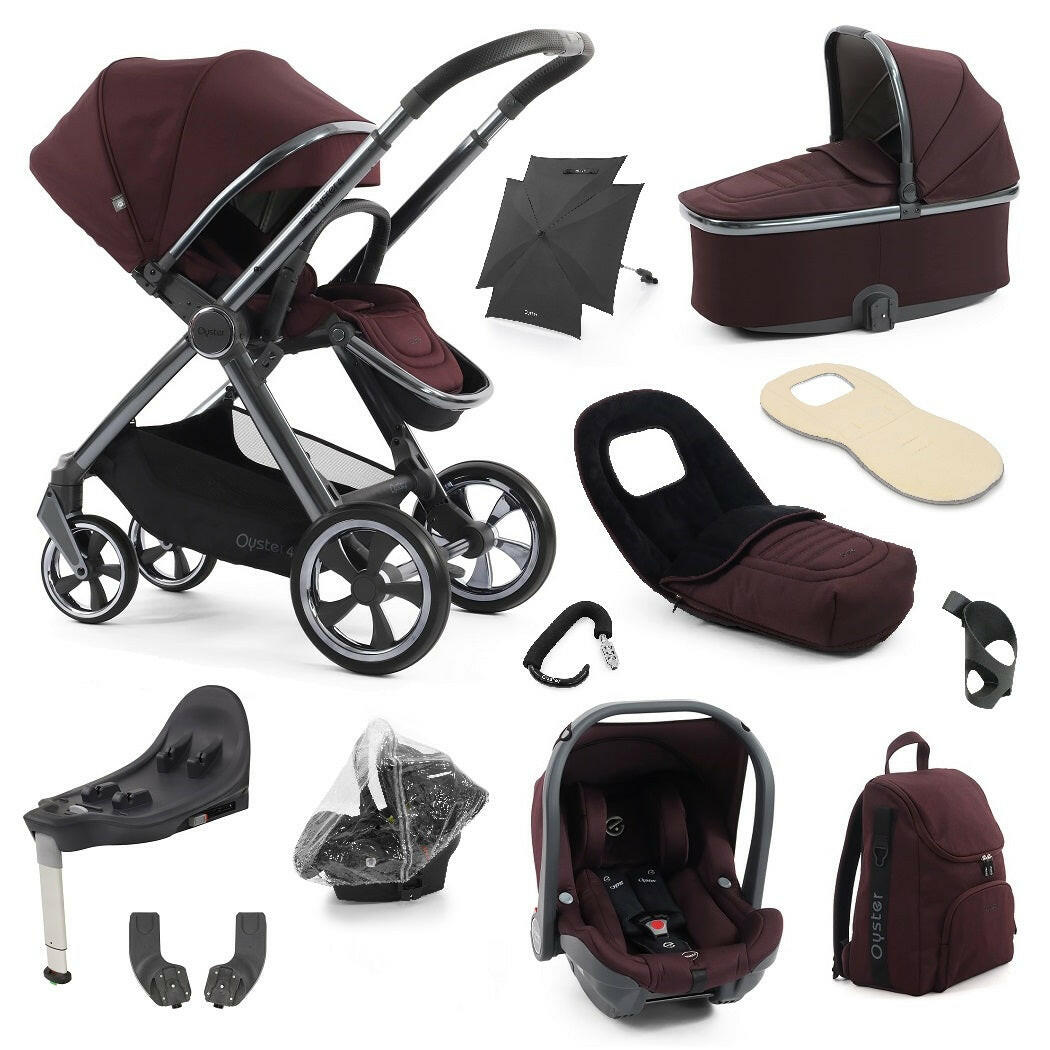 Oyster4 ULTIMATE Bundle - 12 Piece - Mulberry - with Cybex Cloud T