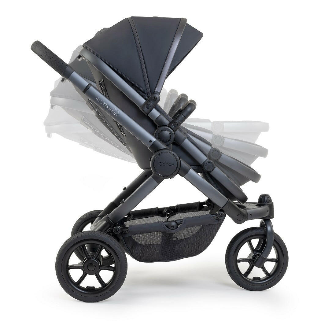 iCandy Peach 7 All-Terrain Pram Pushchair Complete Bundle (Storm)