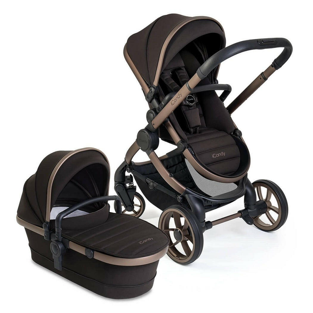 iCandy Peach 7 Pram Pushchair Complete Bundle (Pecan)