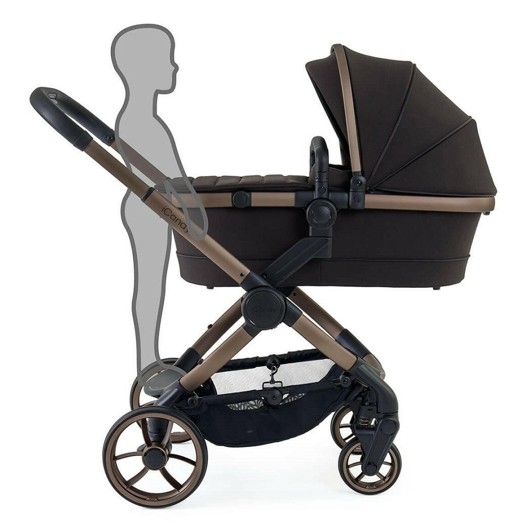 iCandy Peach 7 Pram Pushchair Complete Bundle (Pecan)