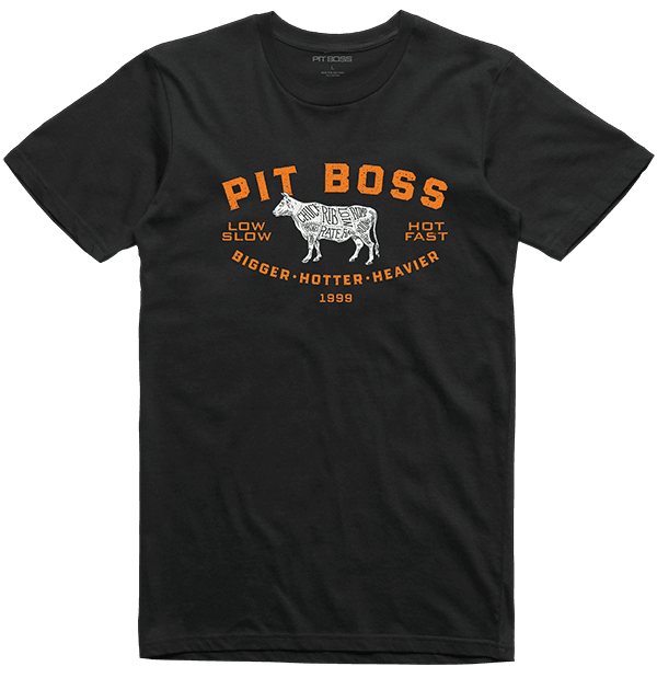 Pit Boss BBQ Grilling Master Black T-Shirt LARGE