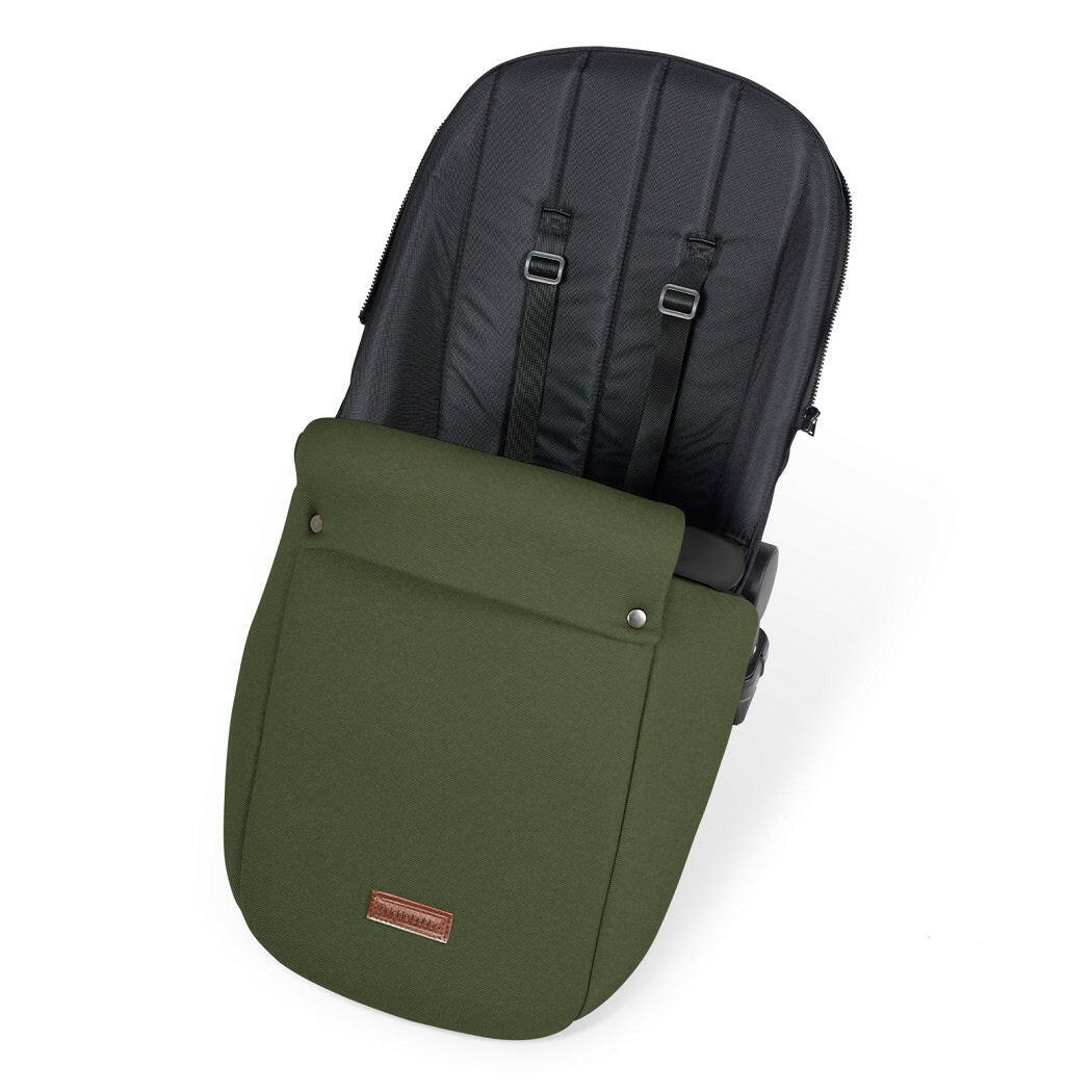 Ickle Bubba Stomp LUXE Travel System with Cirrus Car Seat & Base - Black/Woodland/Black - plus Bubba&Me Crib