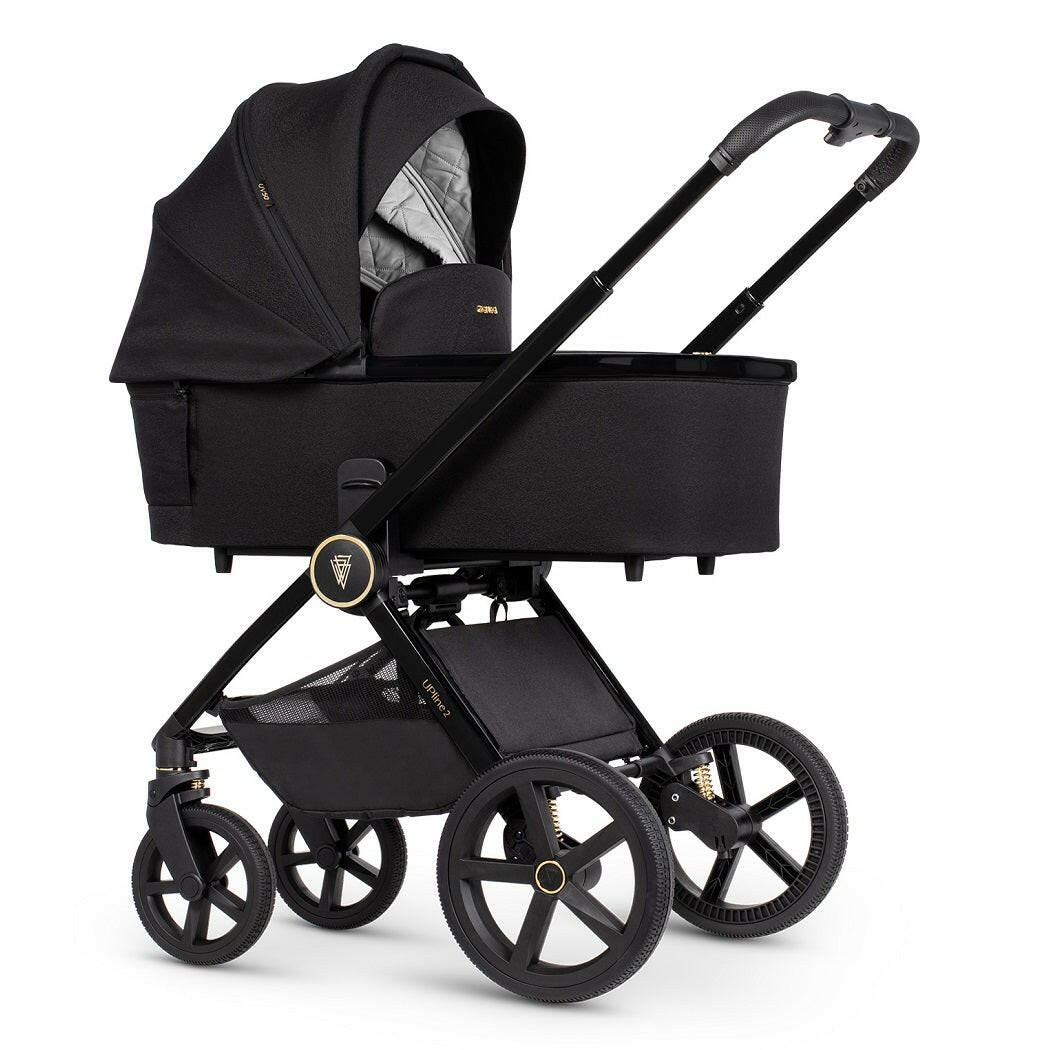 Venicci Upline 2 - All Black - 3in1 Travel System with 360 ISOFIX Base