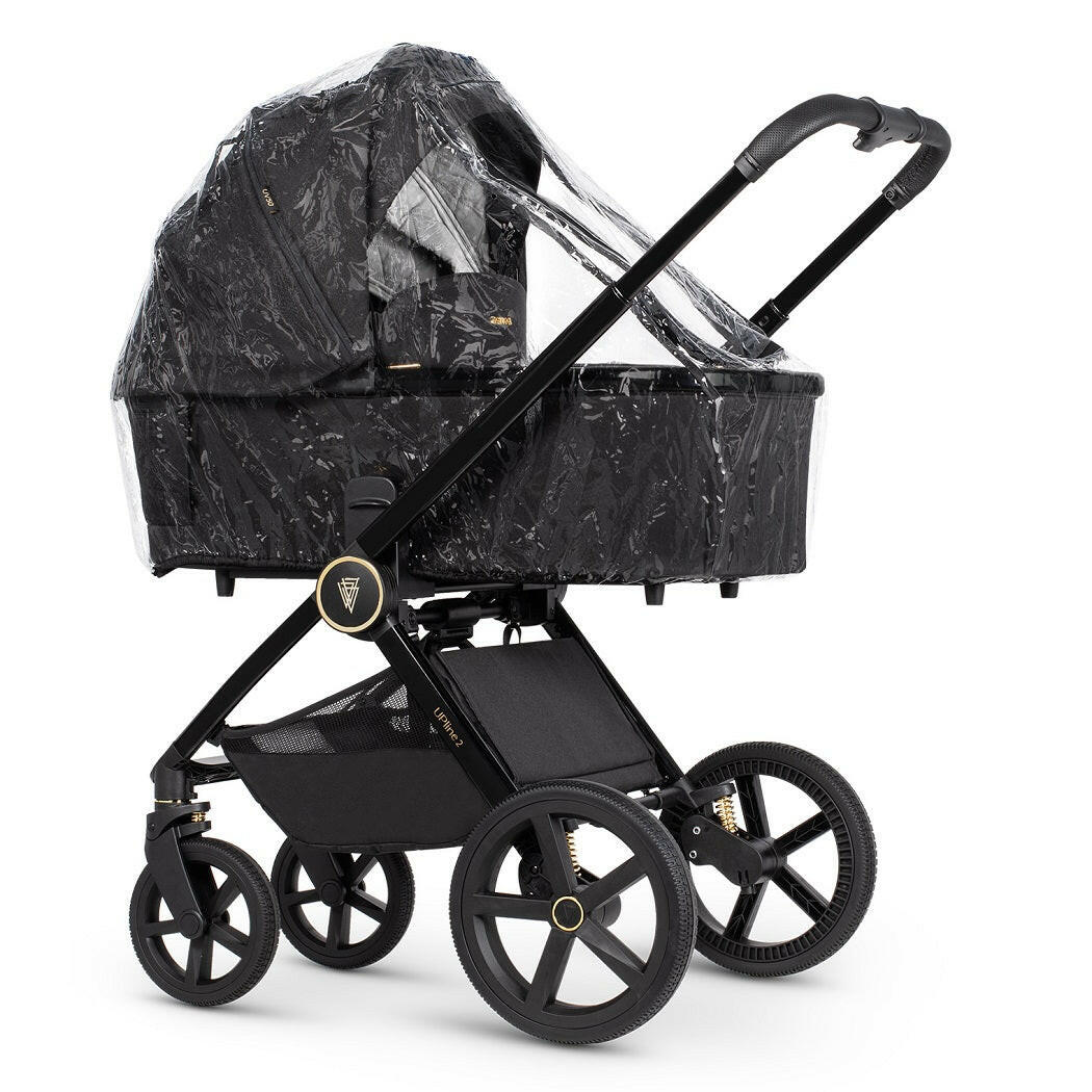 Venicci Upline 2 - All Black - 3in1 Travel System with 360 ISOFIX Base
