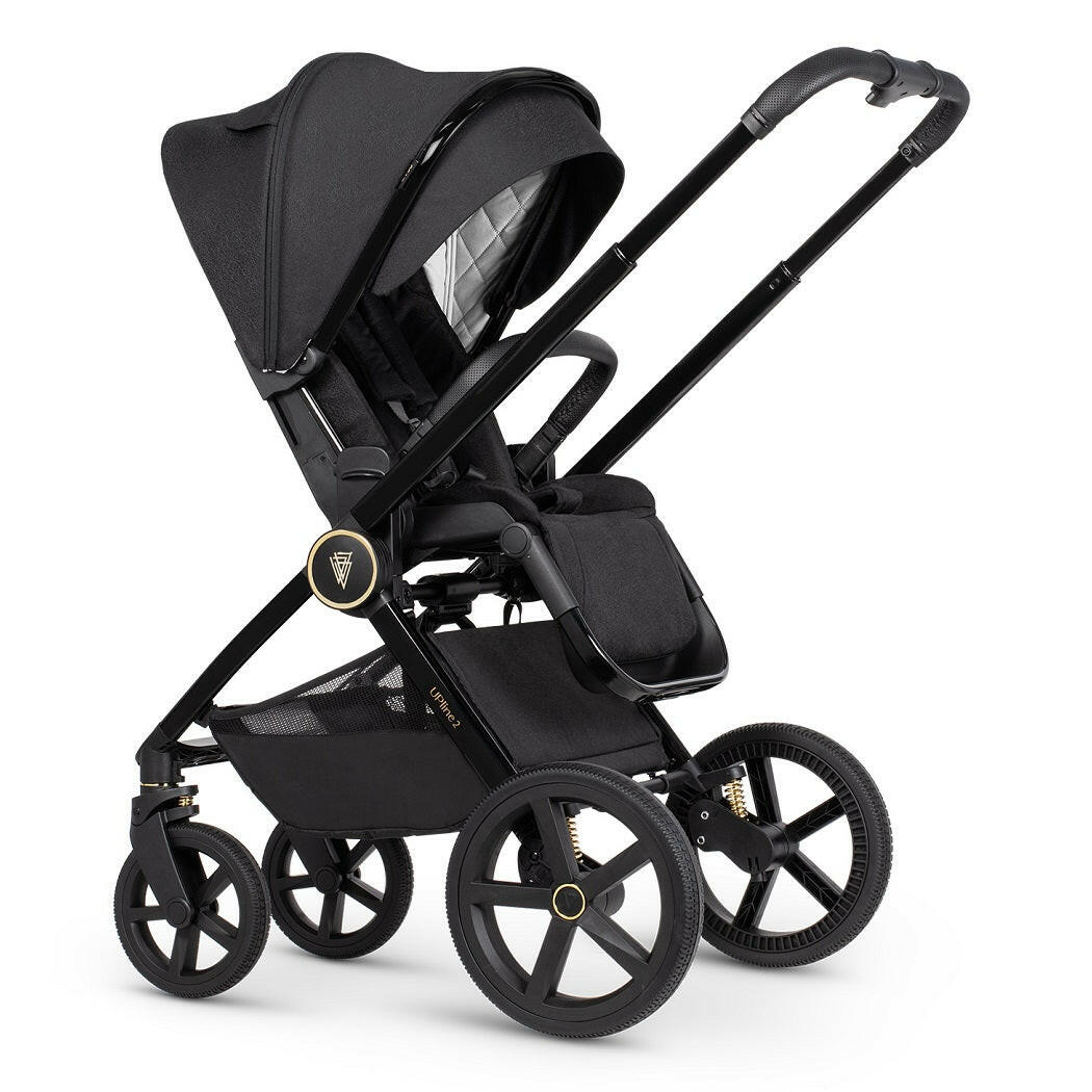 Venicci Upline 2 - All Black - 3in1 Travel System with 360 ISOFIX Base