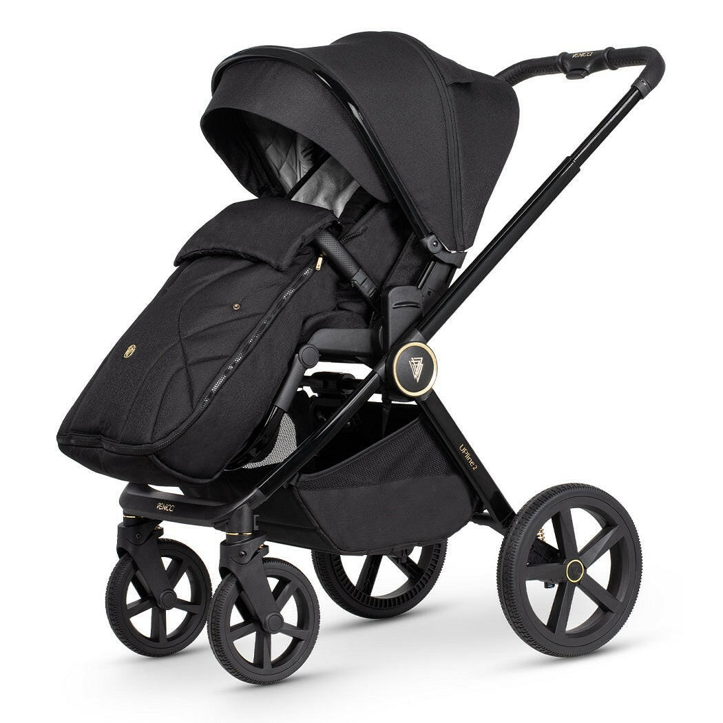 Venicci Upline 2 - All Black - 3in1 Travel System with 360 ISOFIX Base