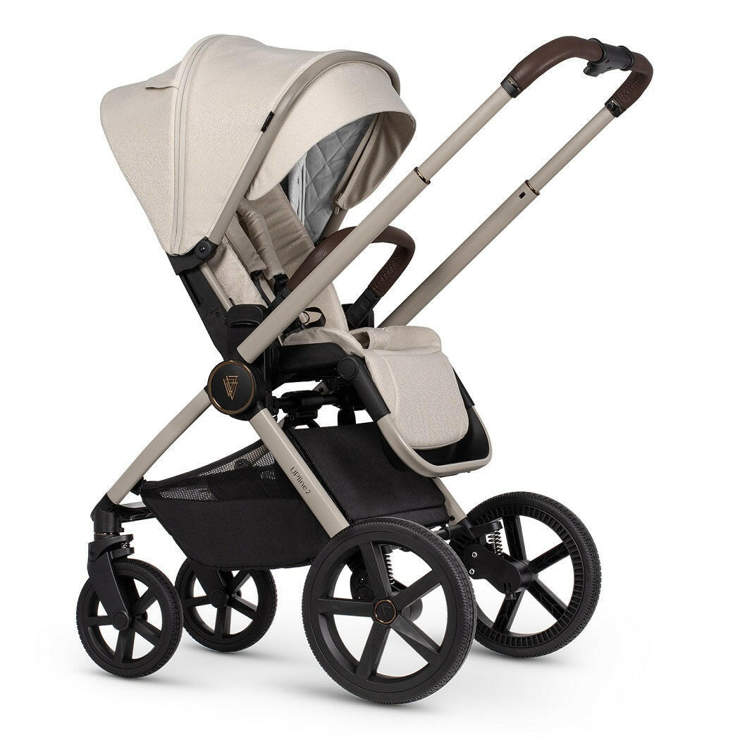 Venicci Upline 2 - Stone Beige - 3in1 Travel System with 360 ISOFIX Base