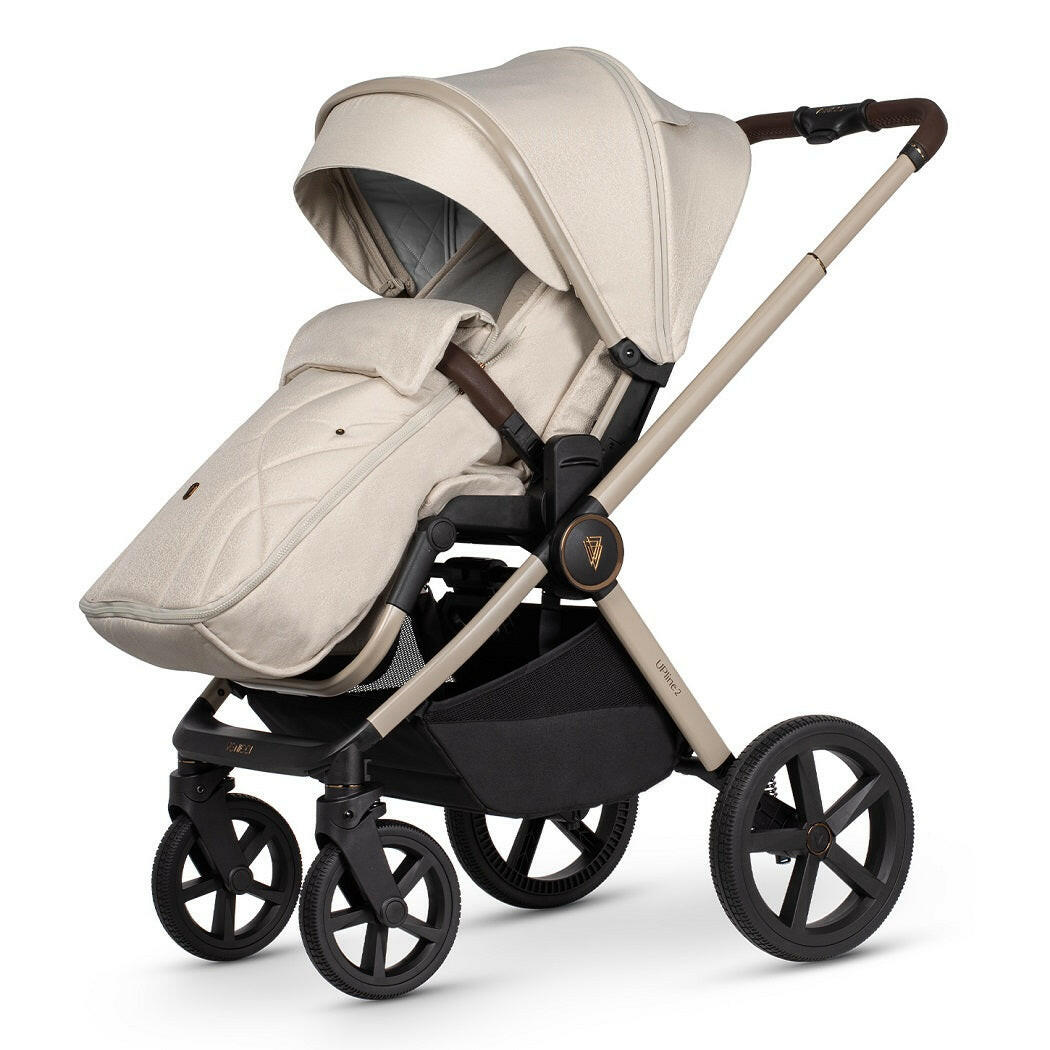 Venicci Upline 2 - Stone Beige - 3in1 Travel System with 360 ISOFIX Base