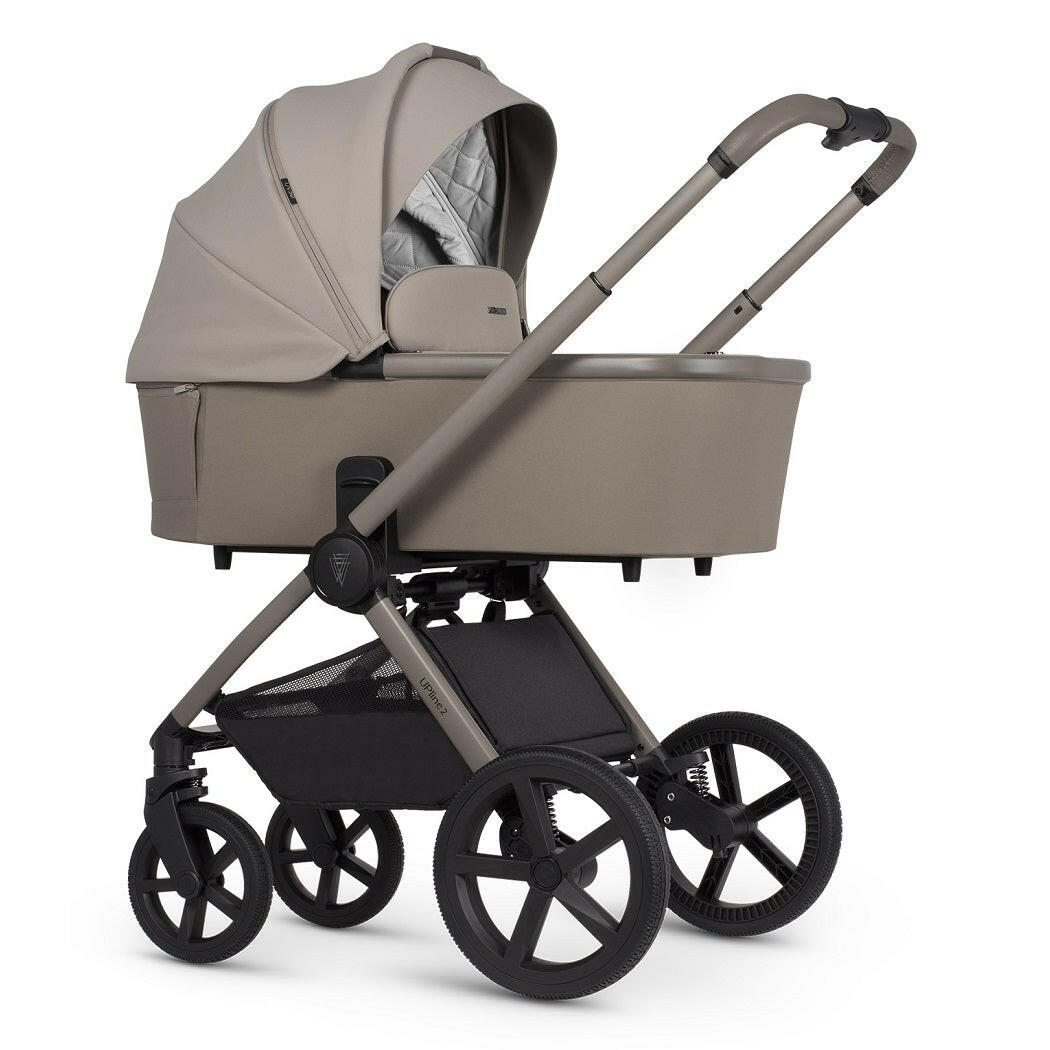 Venicci Upline 2 - Taupe - 3in1 Travel System with 360 ISOFIX Base