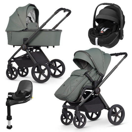 Venicci Upline 2 - Aloe - 3in1 Travel System with Maxi-Cosi Pebble 360 Pro²