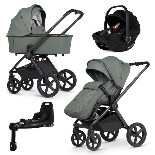 Venicci Upline 2 - Aloe - 3in1 Travel System with 360 ISOFIX Base
