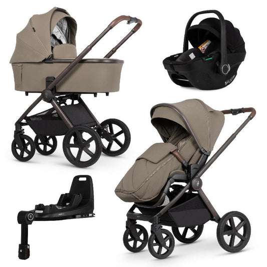 Venicci Upline 2 - SE Powder - 3in1 Travel System with 360 ISOFIX Base