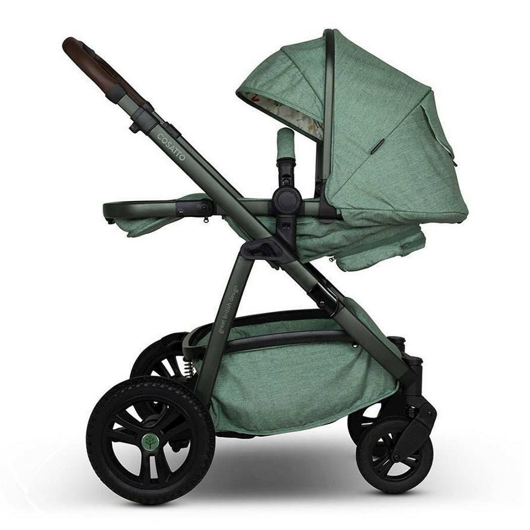 Cosatto Wow 3 Meadow Everything Bundle with 360° Rotating Car Seat & ISOFIX Base