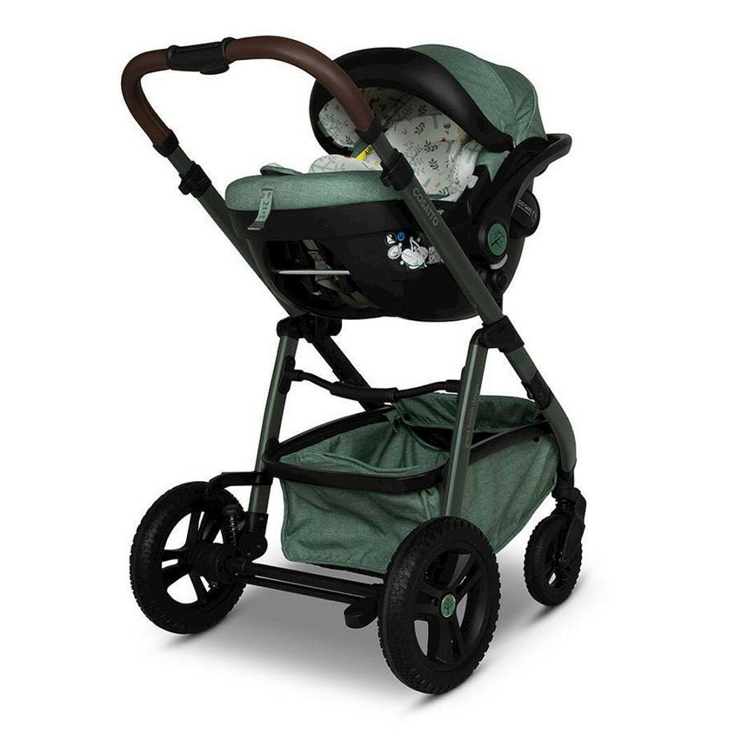 Cosatto Wow 3 Meadow Everything Bundle with 360° Rotating Car Seat & ISOFIX Base