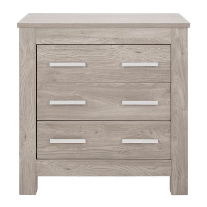 Babystyle Bordeaux Nursery Furniture Set - Ash - 3 Piece (Free Mattress)