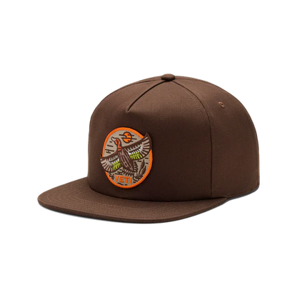Built for the Wild Duck Flat Brim Hat - Dark Brown
