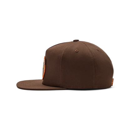 Built for the Wild Duck Flat Brim Hat - Dark Brown