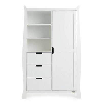Obaby Stamford Classic Sleigh 3 Piece Room Set (White)