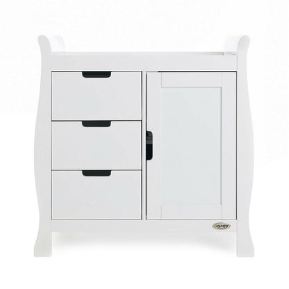 Obaby Stamford Classic Sleigh 2 Piece Room Set (White)