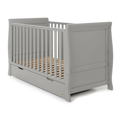 Obaby Stamford Classic Sleigh 2 Piece Room Set (Warm Grey)