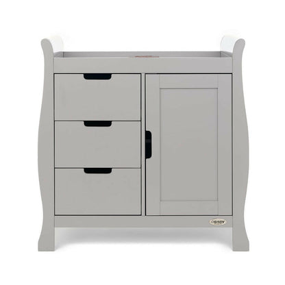 Obaby Stamford Classic Sleigh 2 Piece Room Set (Warm Grey)