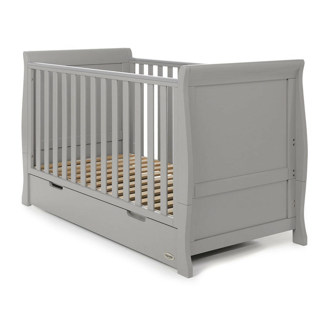 Obaby Stamford Classic Sleigh 3 Piece Room Set (Warm Grey)