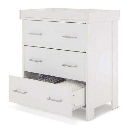 Obaby Nika 3 Piece Room Set (White Wash)
