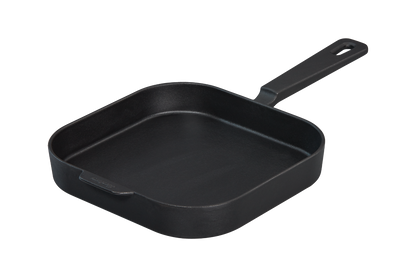 Enders Large Cast Iron Frying Pan with Bamboo Board
