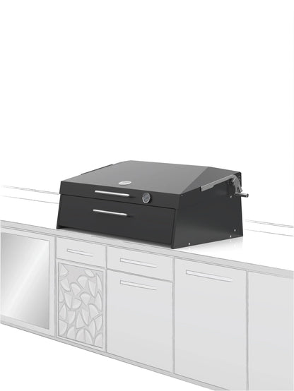 Flamery Large Asado BBQ with Split Grill and Firebox