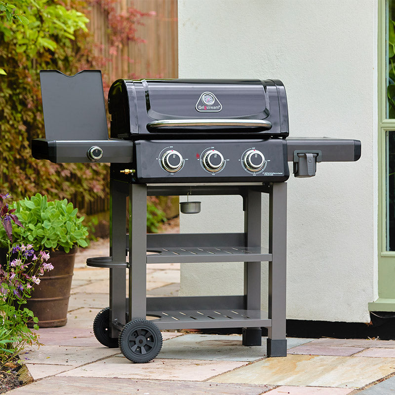 Grillstream Carbon 3 Burner Hybrid Gas BBQ